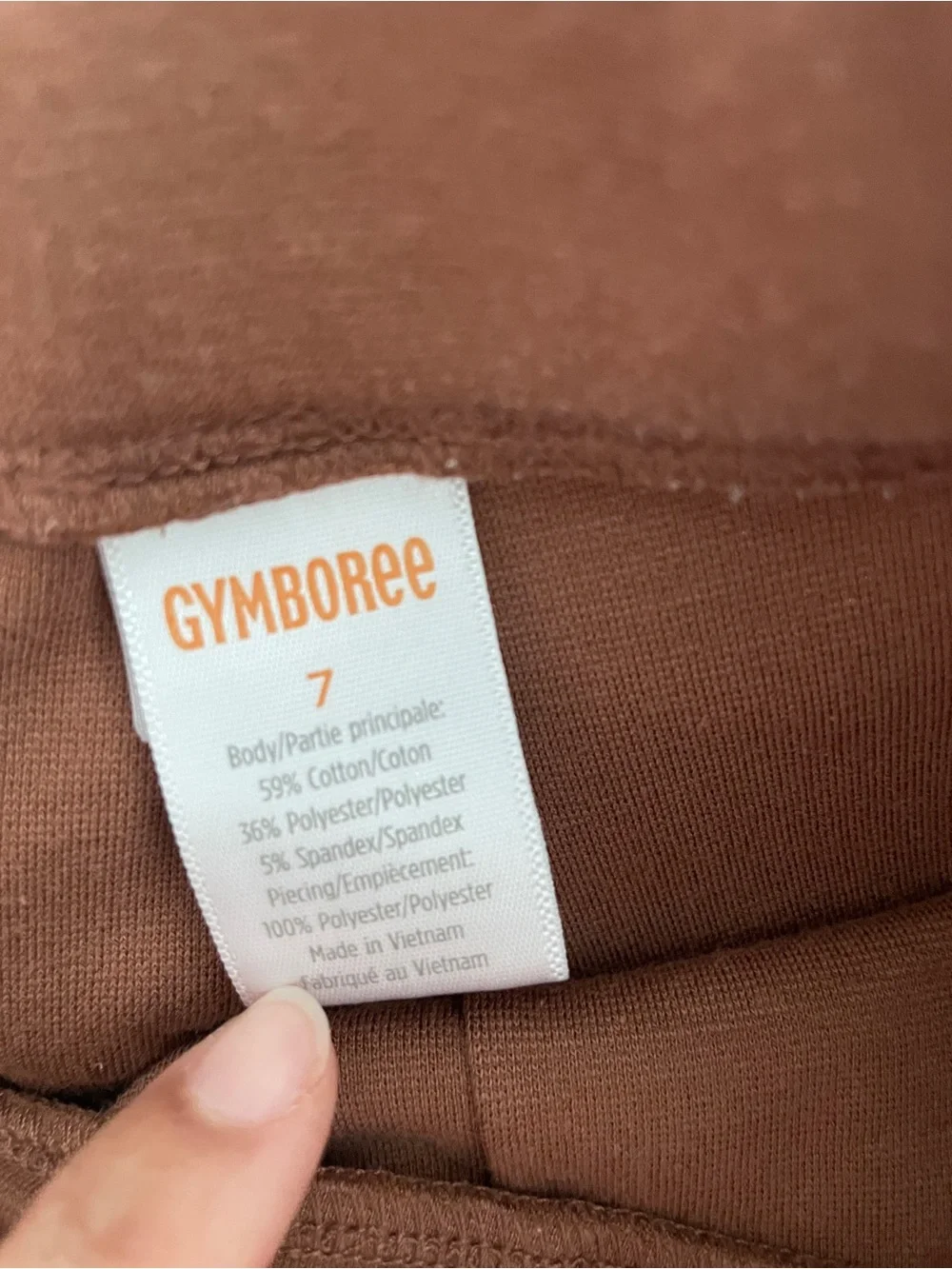 Gymboree Brown girl pull-on riding Pants size 7